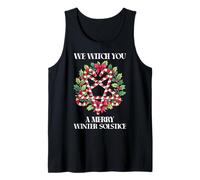 We Witch You A Merry Winter Solstice Pagan Wiccan Tank Top