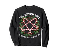 We Witch You A Merry Winter Solstice Wiccan Witchy Pagan Sweatshirt