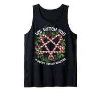 We Witch You A Merry Winter Solstice Wiccan Witchy Pagan Tank Top