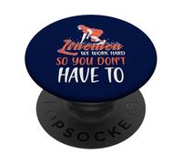We Work Hard So You Don't Have To Funny Linemen PopSockets Adhesive PopGrip