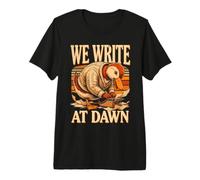 We Write At Dawn Duck Typewriter Writers Premium T-Shirt