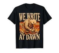 We Write At Dawn Duck Typewriter Writers T-Shirt