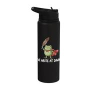 We Write At Dawn Stainless Steel Insulated Water Bottle