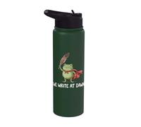 We Write At Dawn Stainless Steel Insulated Water Bottle