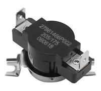 WE04X25198 Dryer Thermostat Replacement for GE Models GTD65EBPL1DG GTD65EBSJ0WS, High-Temperature Resistant Sealed Design, Black Plastic Rocker Switch