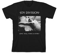 WEA Unisex's Joy Division Love Will Tear Us Apart Black T-Shirt, 3XL