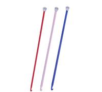 Weabetfu Tunisian Crochet Hook 5mm 5.5mm 6mm Long Crochet Hooks Set 3pcs Extra Long Crochet Hook 13.8 Metal Afghan Crochet Needles for Crocheting,Perfect for Beginner/Lightweight/Easy to Use