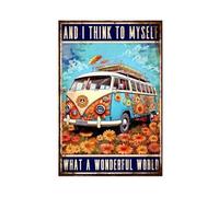 WEAJK Hippie And I Think To Myself Canvas Poster Bedroom Decor Landscape Office Room Decor Gift 20x30inch(50x75cm)