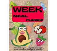 WEAK MEAL PLANNER: Meal planning ntermittent fasting Healthy meal prep Clean eating Vegetarian diet Vegan diet Fat loss diet High-protein diet Detox diet Weight loss meal plans Plant-based diet