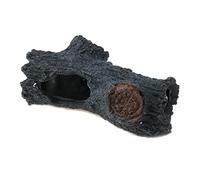 Wealrit 1 pcs Aquarium Hollow Log,Resin Tree Stump,Fish Tank Ornament,Aquarium Landscape Decoration,Aquarium Caves and Hides for Fish