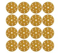 Wealsun 150mm Sanding Discs Pack of 80 | 40/60/80/120/150/180/240/320 Grit,15 Holes Hook & Loop Sanding Pads for Random Orbital Sander Pads, All Oscillating Tools
