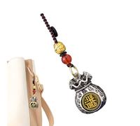 Wealth Bag Pendant, Lucky Bag Spinner Pendant | Feng Shui Spinner Keychain,Daily Prosperity Car Pendant, Purse Bag, Backpack, Adult Pendant Keychain, Chicken, Consulte la descripción