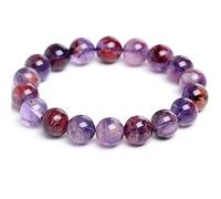 Wealth Bracelet for Women Men B Phantom Crystal Beaded Bracelet Stretchy Bangle Hand Carved Mantra