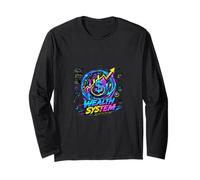 Wealth Growth System Digital Finance Concept Design Long Sleeve T-Shirt