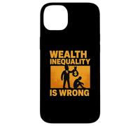 Wealth Inequality is Wrong Yellow Graphic Case for iPhone 14 Plus