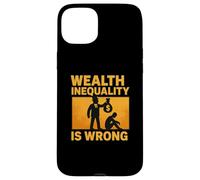 Wealth Inequality is Wrong Yellow Graphic Case for iPhone 15 Plus