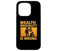 Wealth Inequality is Wrong Yellow Graphic Case for iPhone 15 Pro