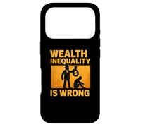 Wealth Inequality is Wrong Yellow Graphic Case for iPhone 17 Pro