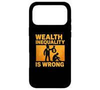 Wealth Inequality is Wrong Yellow Graphic Case for iPhone 17 Pro Max