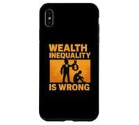 Wealth Inequality is Wrong Yellow Graphic Case for iPhone XS Max