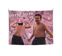Wealth Party Hard Gibby Tapestry 29x37in Humorous Wall Art For Bedroom Living Room
