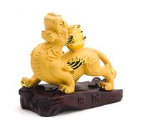 Wealth Porsperity Pi Xiu/Pi Yao Statue Figurines Sculpture Home Office Decoration Tabletop Decor Ornaments for Wealth and Success Decor,A Pair (Size : Ingot)