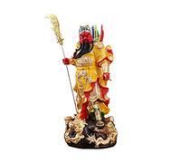 Wealth Prosperity Statue Lifelike Guan Gong God of Wealth Statue 19-inch Chinese Feng Shui Guan Yun Chang Statue Home Shop Office Lucky Buddha Statue Feng Shui Gift Feng Shui Statues