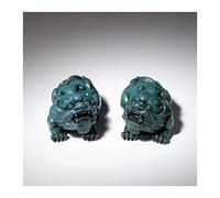 Wealth Prosperity Statue Pi Xiu Ornaments Handicrafts Pi Xiu Feng Shui Layout Decorations Brass Handmade Refined High Temperature Coloring Feng Shui Statues