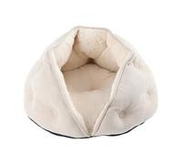 WEALTHKING Cozy Plush Cat Cave Bed - Soft Fleece Lined Pet Hideaway - Comfortable Enclosed Sleeping Pod for Cats and Small Dogs - Machine Washable Dumpling-Shaped Kitty Nest - Warm Winter Pet Bed