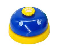 WEALTHKING Dog Training Bell, Dog Puppy Pet Potty Training Bells, Dog Cat Door Bell Tell Bell With Non-Skid Rubber Base (Blue)