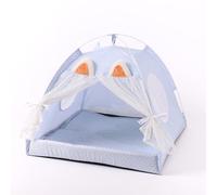 WEALTHKING Pet Tent Nest, Cat Litter Tent with Ears Design, Cozy Bed for Small to Medium Pets, Portable Indoor Pet Tent for Cats and Small Dogs, Available in S/M/L Sizes, Easy to Assemble (Green,S)