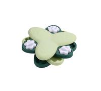 WEALTHKING Whirlwind Educational Toy Slow Food Plate for Dogs - Interactive Puzzle Feeder with Paw Print Design - Pet Mental Stimulation and IQ Training Tool - Promotes Healthy Eating Habits (Green)