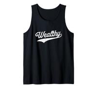 Wealthy - Retro Collegiate Nostalgic Sports University Style Tank Top