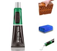 Wealthyn All-Purpose Glue, Strong Adhesive for Home, Office, Crafting & Repairs, Quick Dry, Clear, Multi-surface Bonding, Ideal for Wood, Plastic, Metal, Glass, Fabric & More (1, 60g)