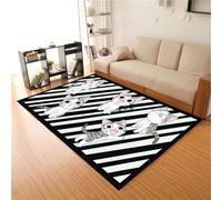 WealthyNest Children's Pet Cat Carpet 3D Animal Rug Cute Short Pile Area Rug Non-slip Wipeable No-Wash Suitable for Living Room, Bedroom, Children's Room Crawling Carpets (D,120 * 160cm)