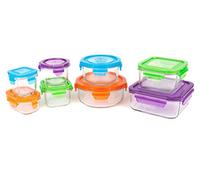 Wean Green GL134D Kitchen Set - Tempered Glass Food Containers,Multi-Colour