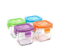 WEAN GREEN Tempered Glass Food containers, Garden Pack, 120ml