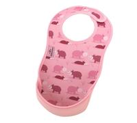 Weaning Bib - Waterproof Soft Neoprene Hippos UltraBib