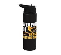 Weapon of Brass Destruction - Trombone Player Jazz Stainless Steel Insulated Water Bottle