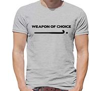 Weapon of Choice Field Hockey - Mens T-Shirt - Ash - Medium