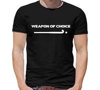 Weapon of Choice Field Hockey - Mens T-Shirt - Black - Medium
