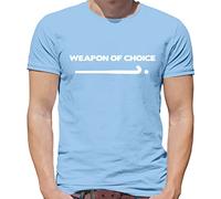 Weapon of Choice Field Hockey - Mens T-Shirt - Sky Blue - Small