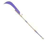 Weapon props for K-POP Demon Hunter themed role-playing: Mira's long-handled spear and anime-style long sword, ideal for Halloween costume accessories