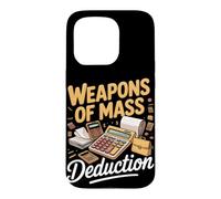 Weapons Of Mass Deduction Accountant Case for iPhone 15 Pro
