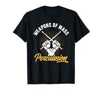 Weapons of Mass Percussion - Drum Stick Funny Drummers Gift T-Shirt