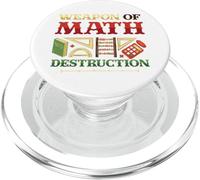 Weapons Of Math Destruction Math Student Math Teacher PopSockets PopGrip for MagSafe