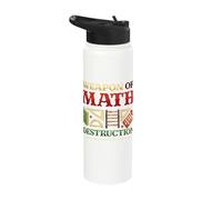 Weapons of Math Destruction Math Student Math Teacher Stainless Steel Insulated Water Bottle
