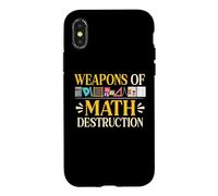 Weapons Of Math Destruction Mathematics Lover Math Case for iPhone X/XS