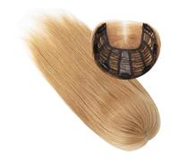 Wear and Go Glueless Women Toppers Real Remy Human Hairs, Lace Base, No Bangs Topper with Thinning Hair, Cover Roots(14 inch,6x7inch(15x17cm))