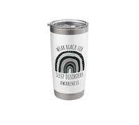 Wear Black Sleep Disorders Awareness Stuff | Sleep Disorders Stainless Steel Insulated Tumbler